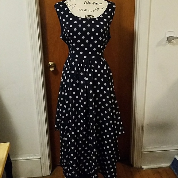polka dot handkerchief dress